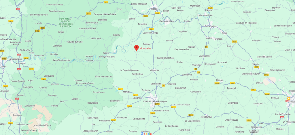 Montsales
Figeac
Cahors
Rodez
Lot
Aveyron
Occitanie
Toulouse